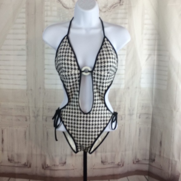 Rampage Other - Rampage Houndstooth Swim Suit